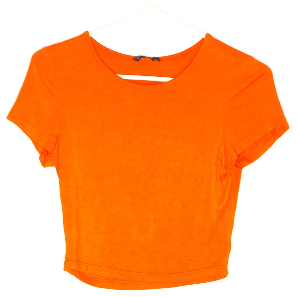 Orange Crop Top